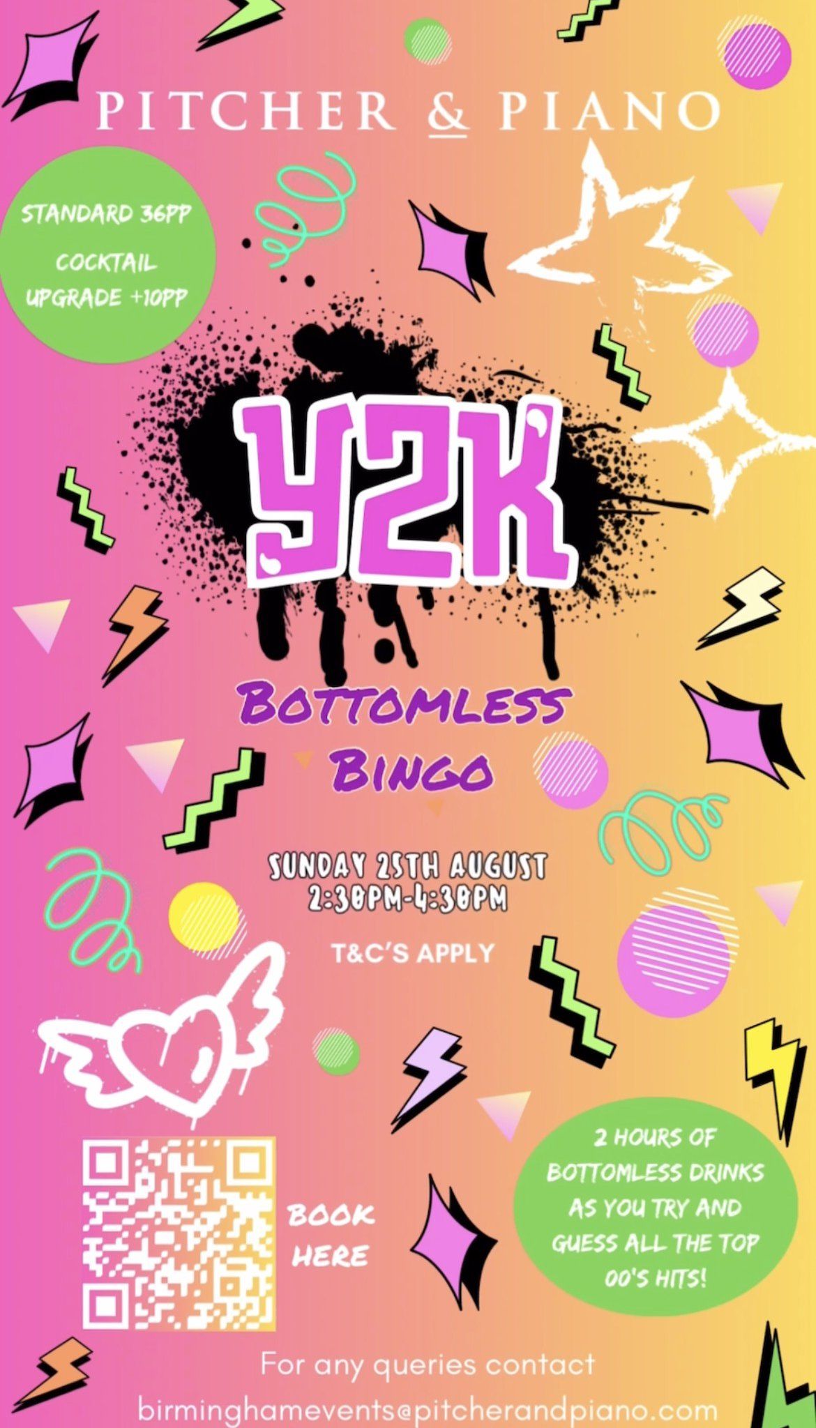 Y2K Bottomless Bingo