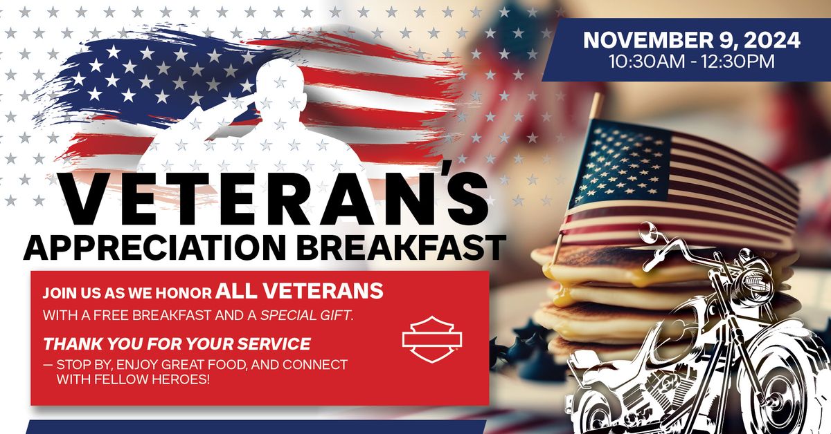 Veteran's Appreciation Breakfast