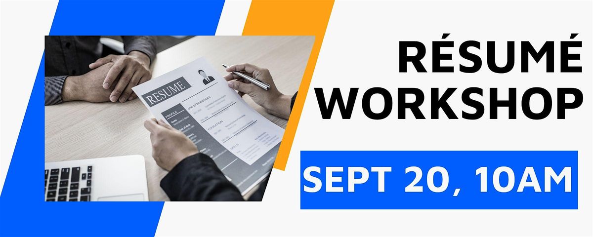 R\u00e9sum\u00e9 Workshop for Job Seekers