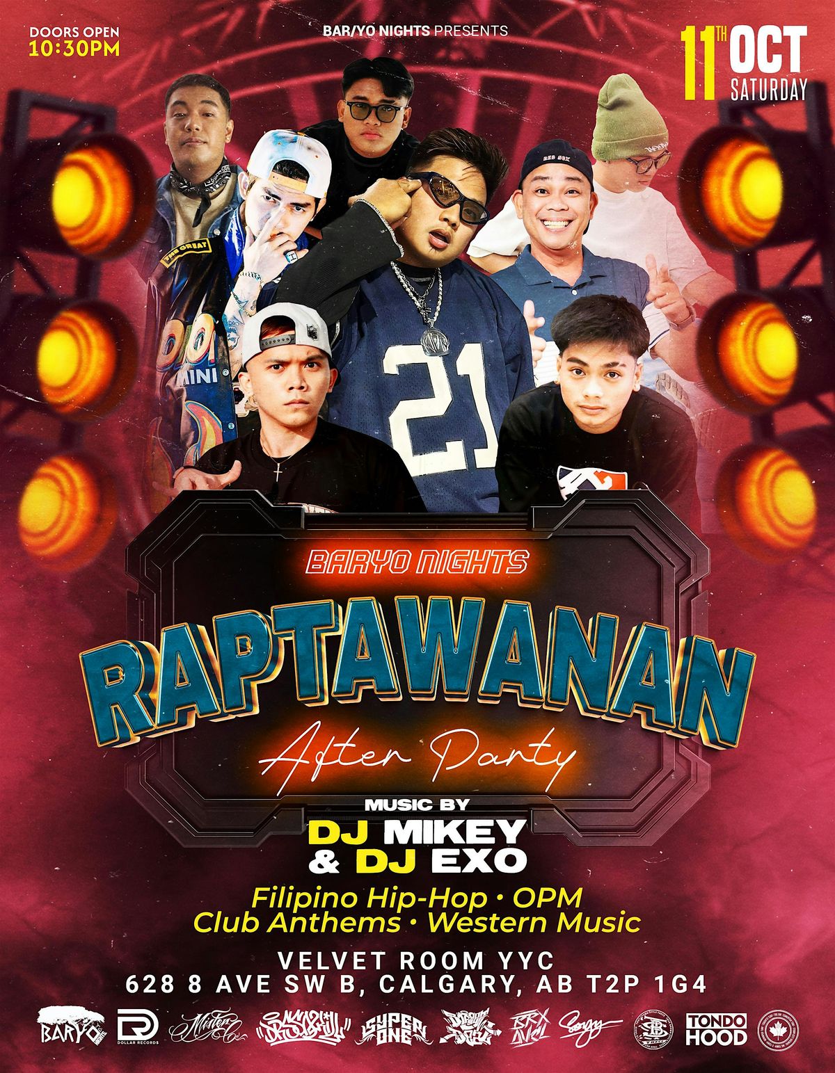 BAR\/YO AFTERPARTY - RAPTAWANAN CALGARY