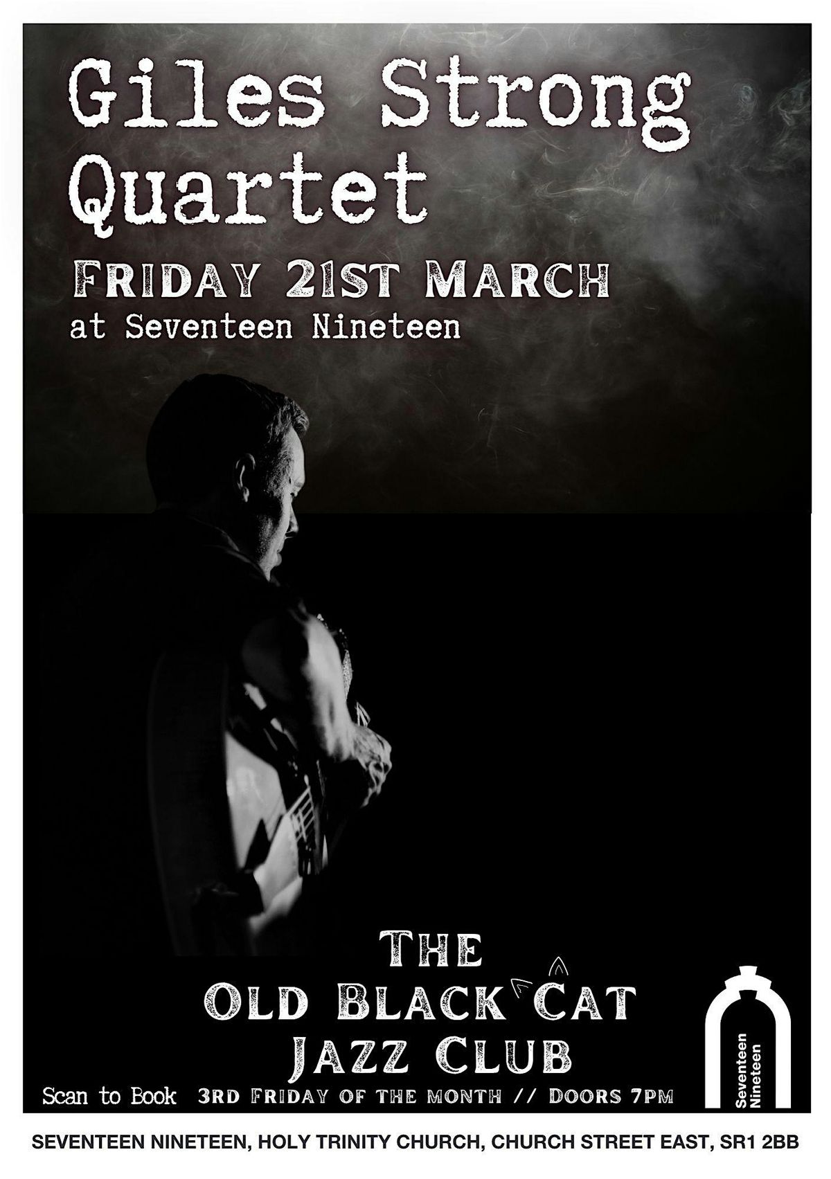 Giles Strong Quartet at The Old Black Cat Jazz Club (Doors 7pm)