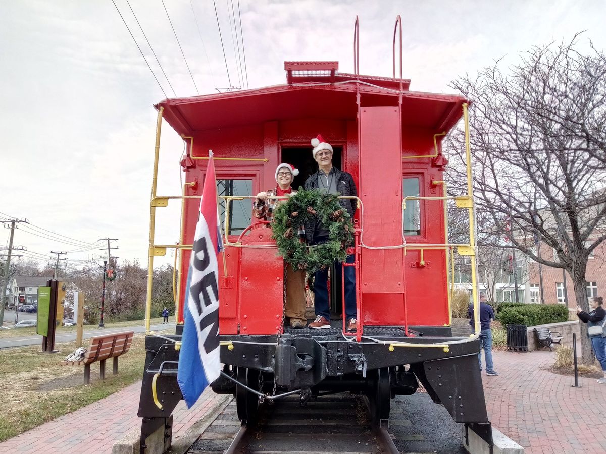 Holiday Model Train Show and Caboose opening