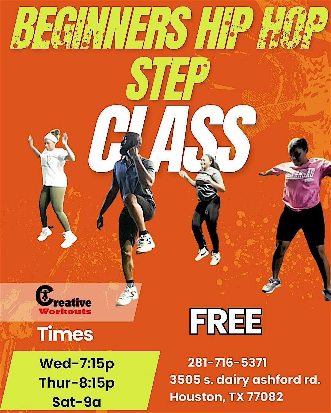 Beginner Hip Hop Dance Class with Steppers