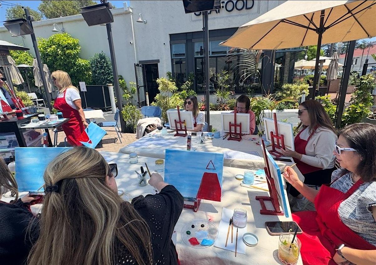 Wine, Dine and Paint Night at The Brigantine \u2013 Coronado