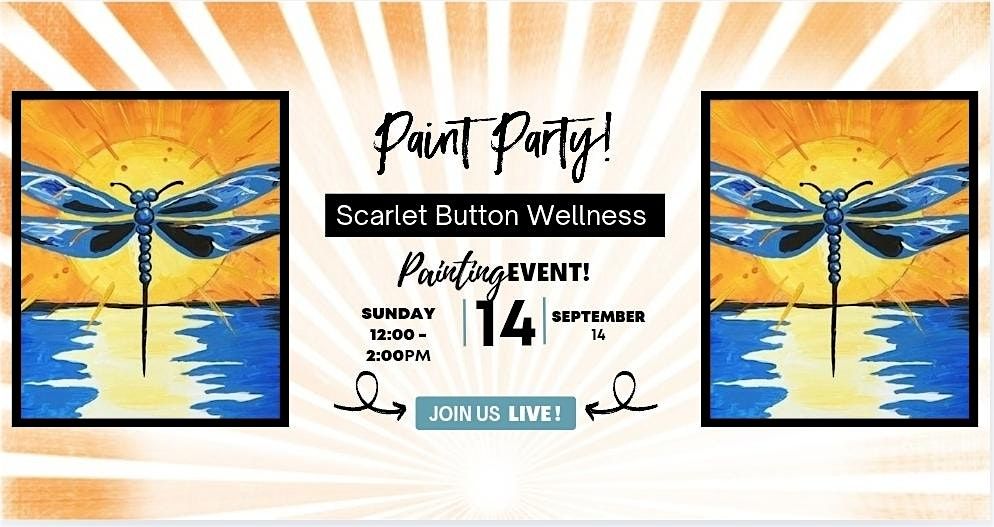 Painting with Scarlet Button Wellness