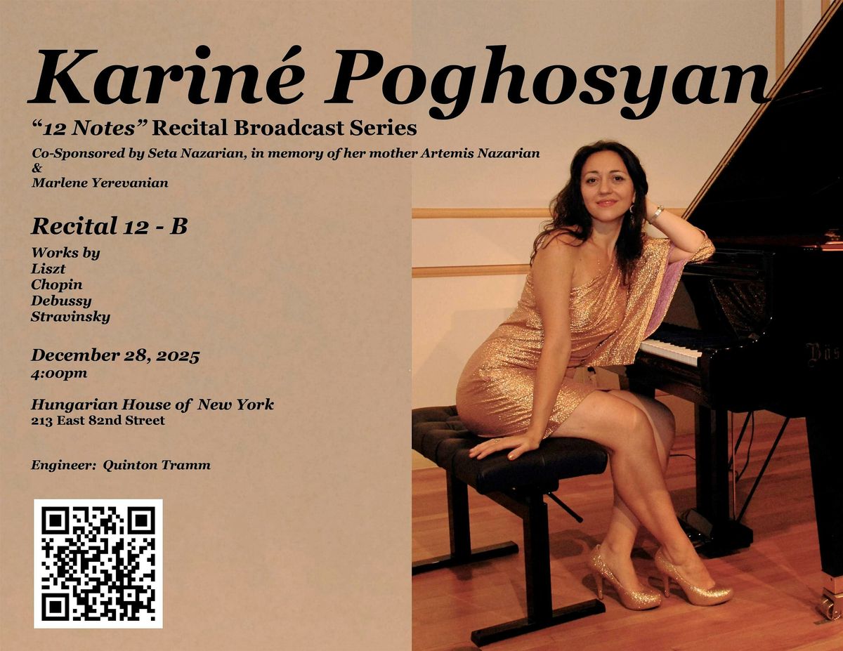 "12 Notes" Series: Recital 12-B
