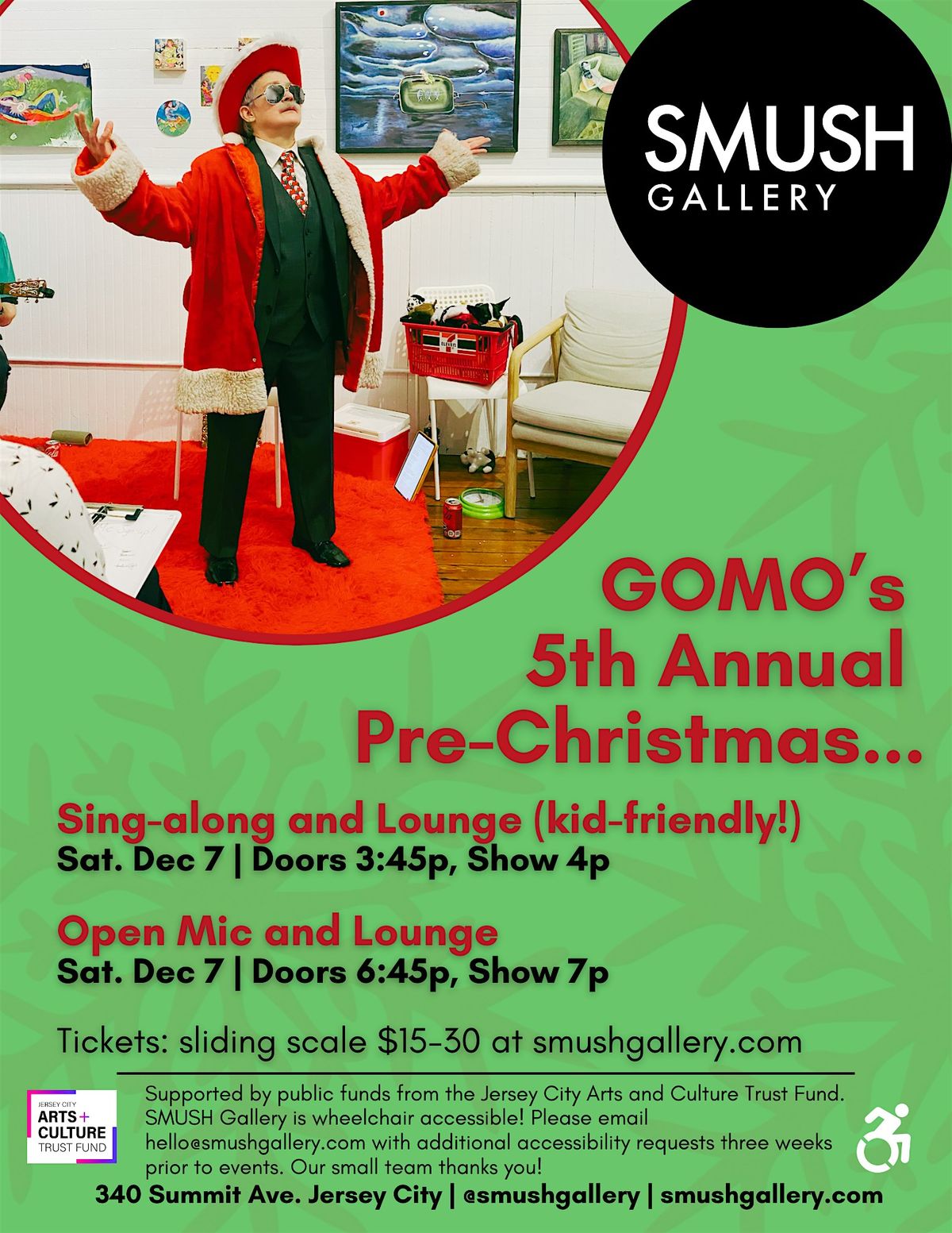 GOMO's Pre-Christmas  Performance + Open Mic!