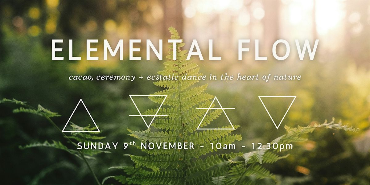 ELEMENTAL FLOW - Women's Cacao & Ecstatic Dance Half-Day Retreat