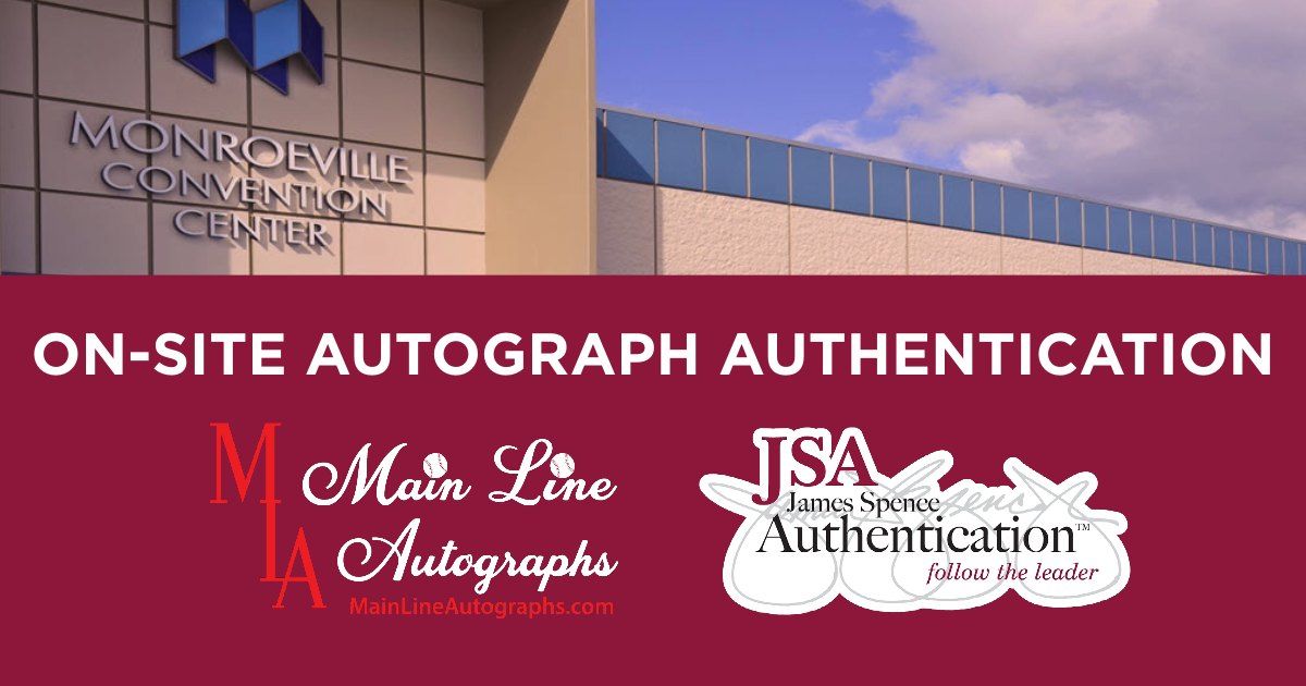 JSA at Main Line Autographs' Pittsburgh Show