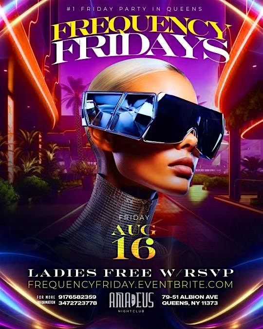 FREQUENCY FRIDAYS AT AMADEUS #LADIESNIGHT