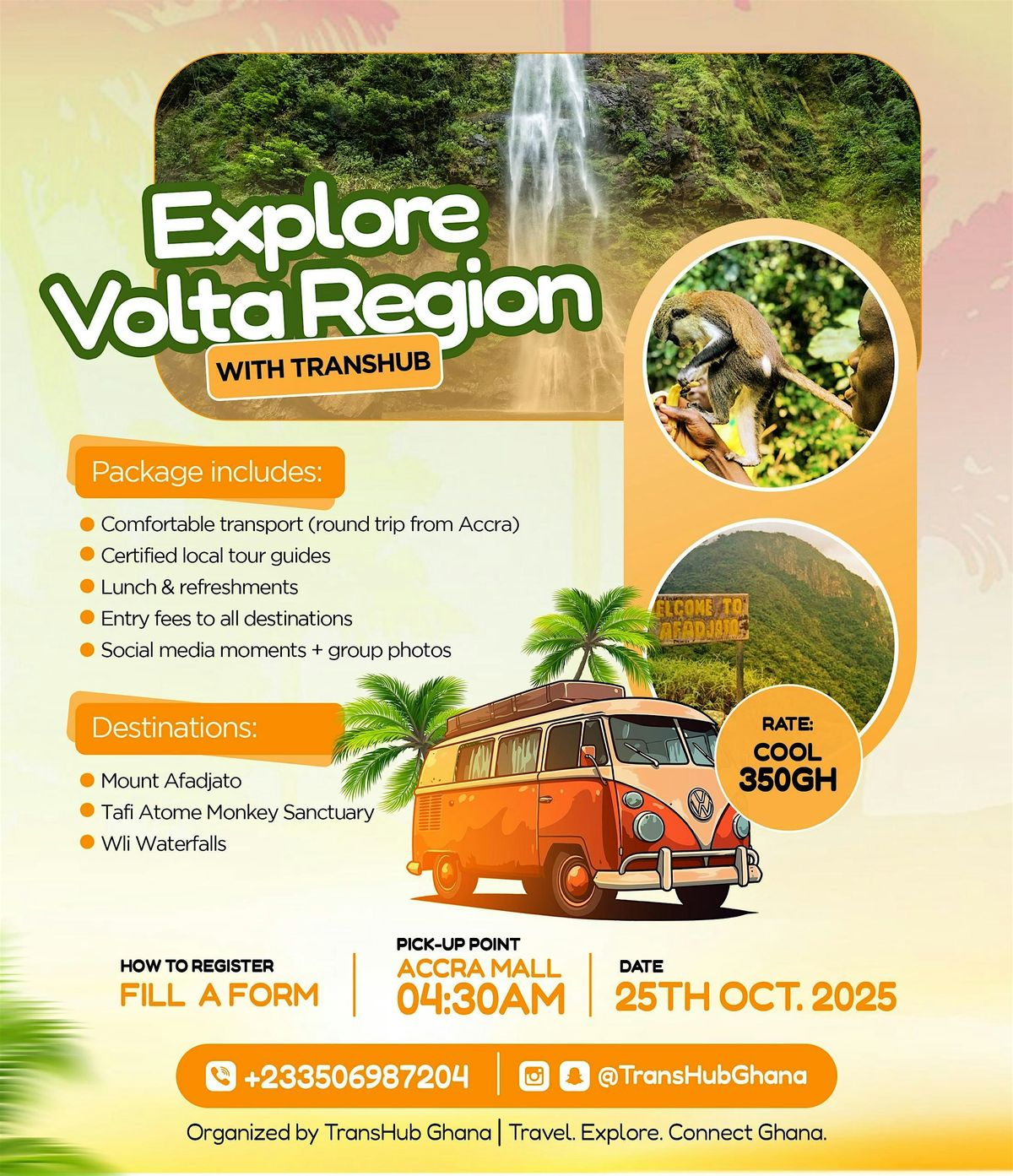 Explore Volta Region with TransHub