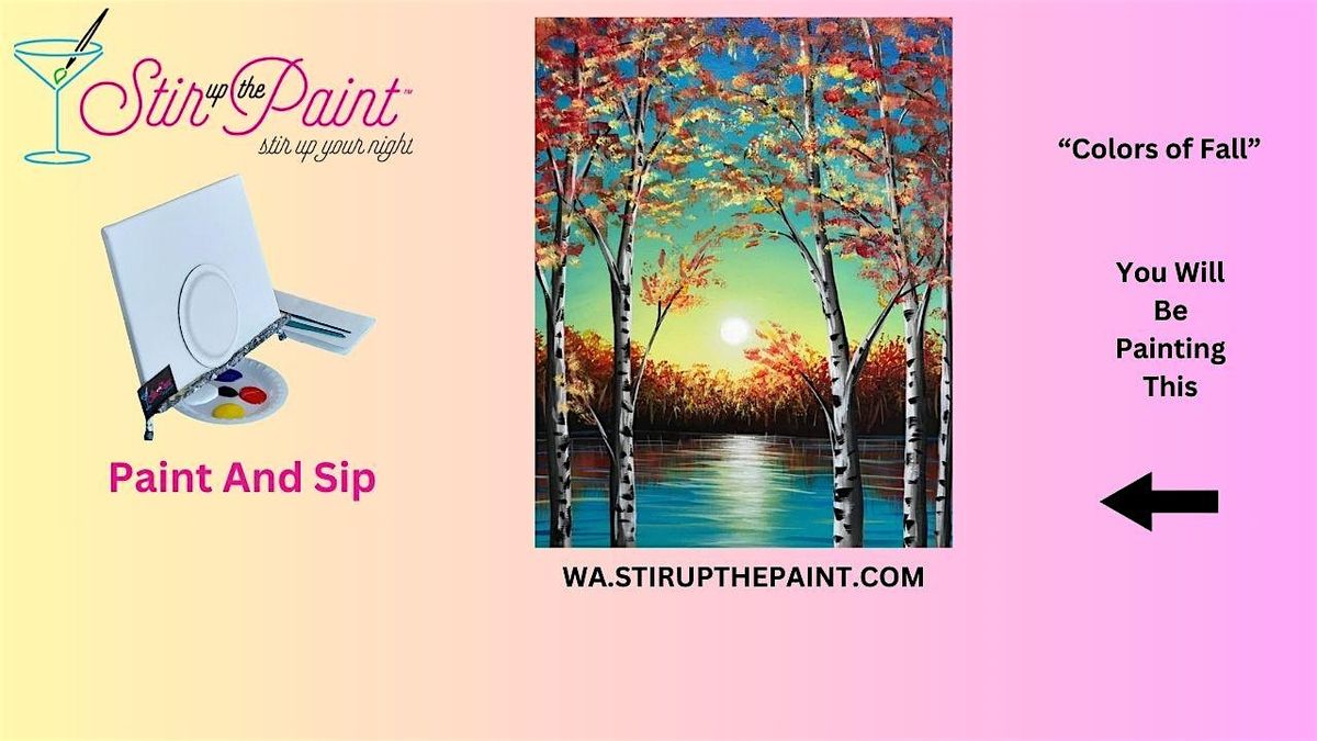 Seattle Paint and Sip, Paint Party, Paint Night  With Stir Up The Paint