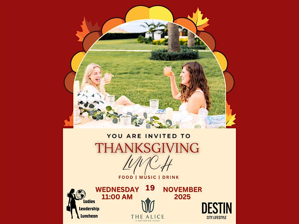 Ladies Leadership Luncheon: Thanksgiving Lunch