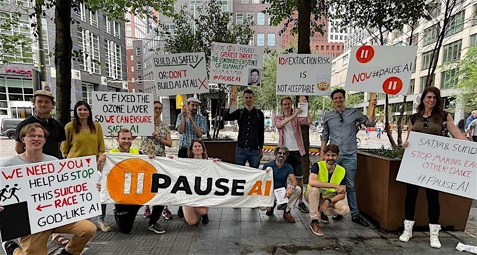 'If Anyone Builds It Everyone Dies' AI Safety Vigil - NYC