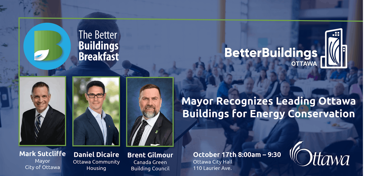 Mayor Recognizes Leading Ottawa Buildings for Energy Conservation