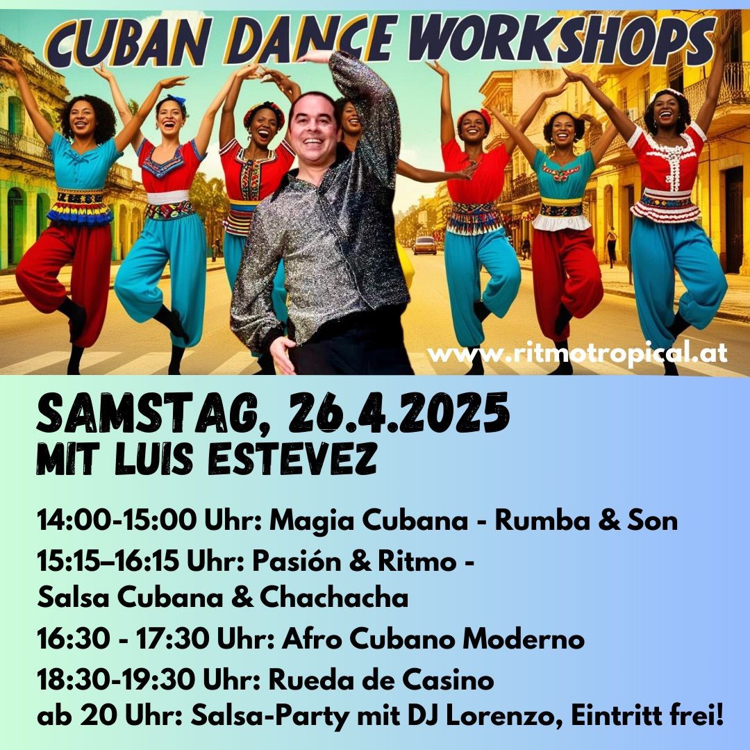 Magia Cubana - Tanz-Workshops mit Luis Estevez