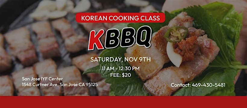 KBBQ Korean Cooking Class