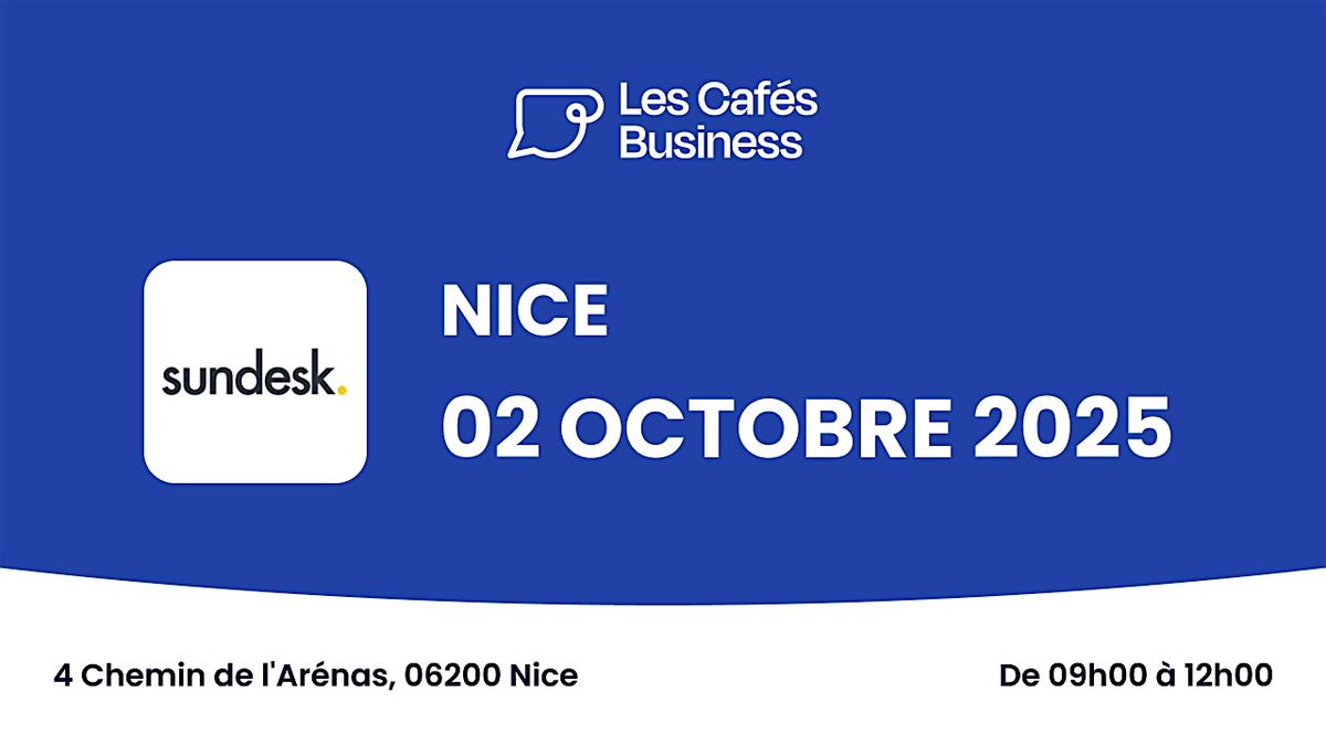 Les Caf\u00e9s Business - Sundesk - Nice Grand Ar\u00e9nas