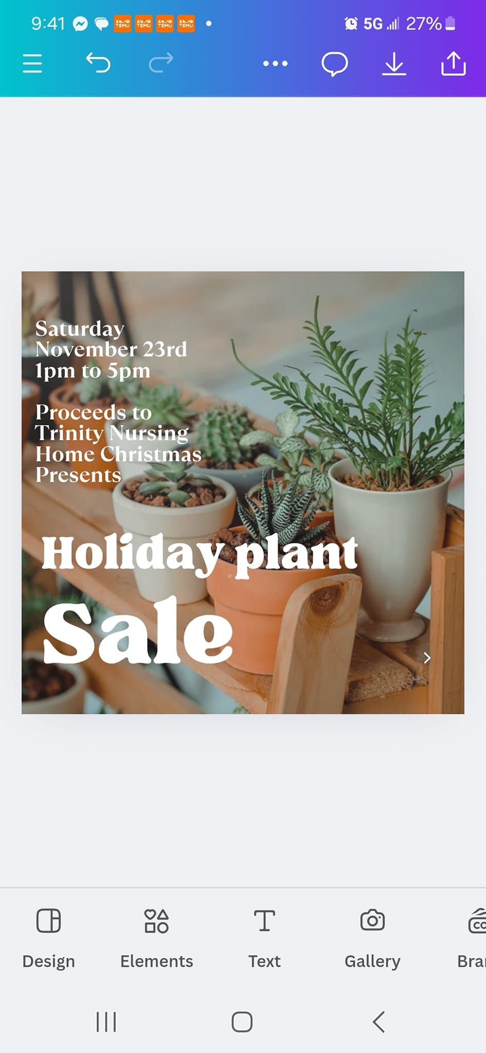 Holiday Plant Sale