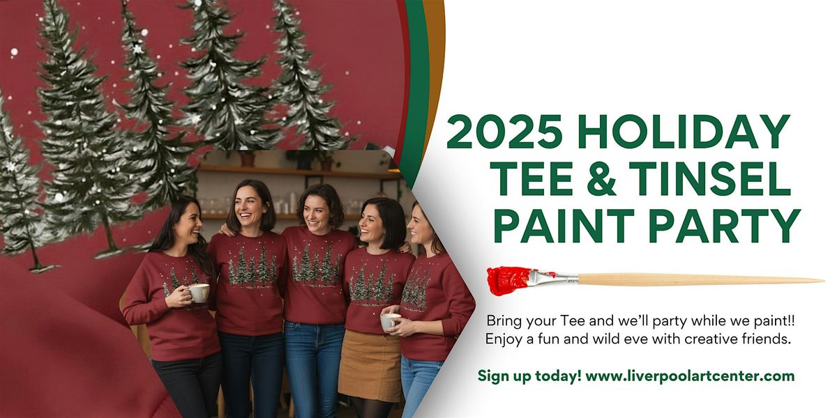 Tees and Tinsel Paint Party