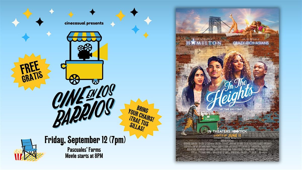 Cine en los Barrios: In The Heights