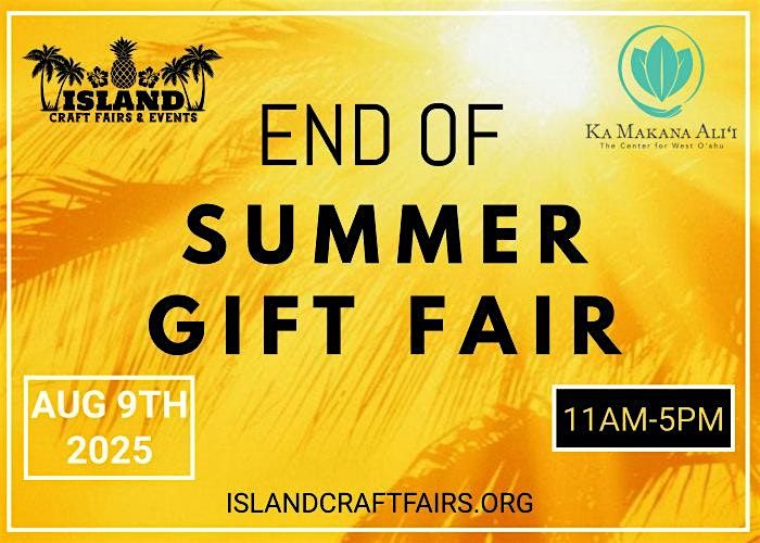 End of Summer Gift Fair