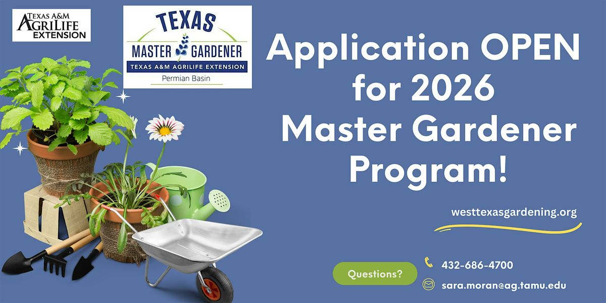2026 Master Gardener Program