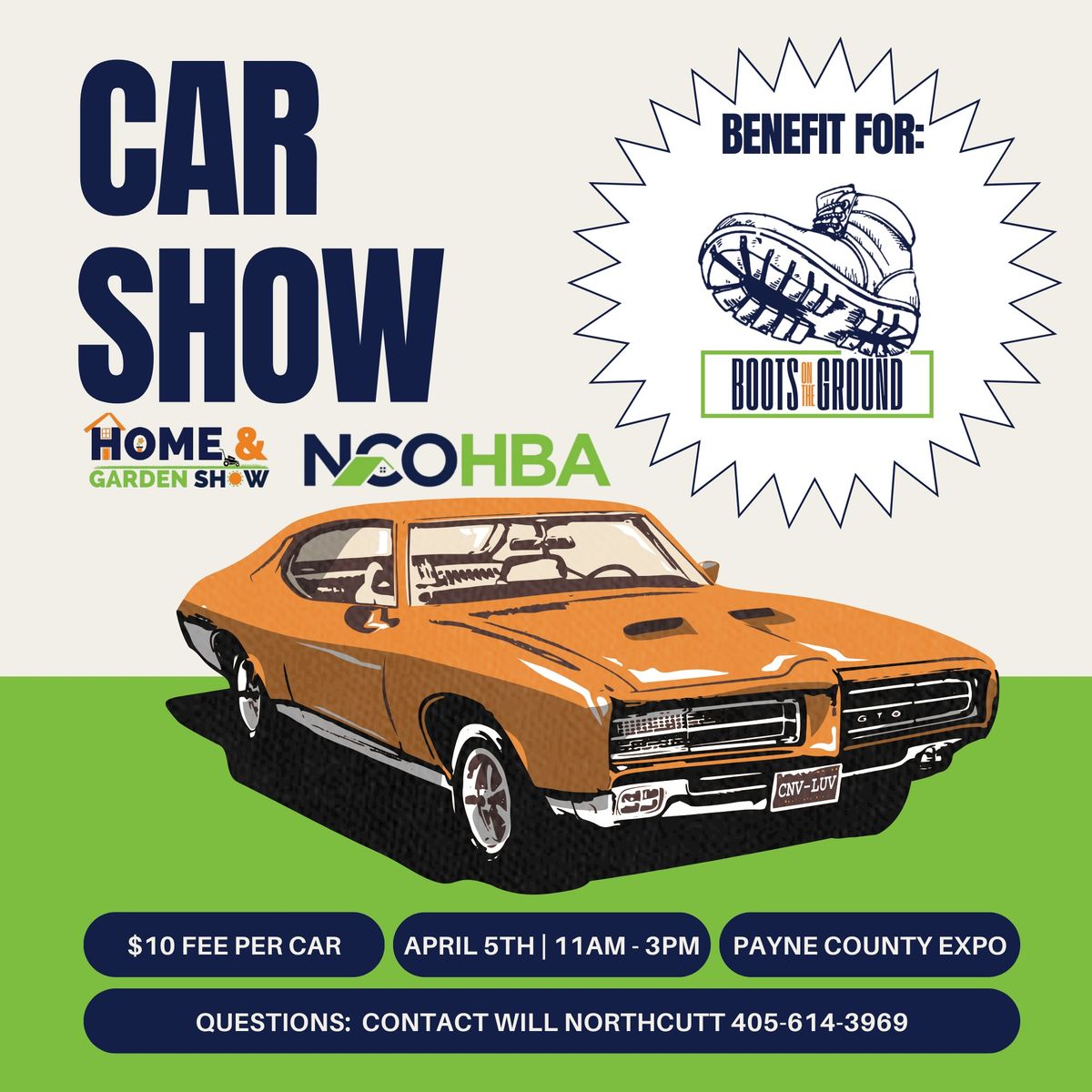 Stillwater Home & Garden Show - Car Show Benefitting the Boots on the Ground Program 