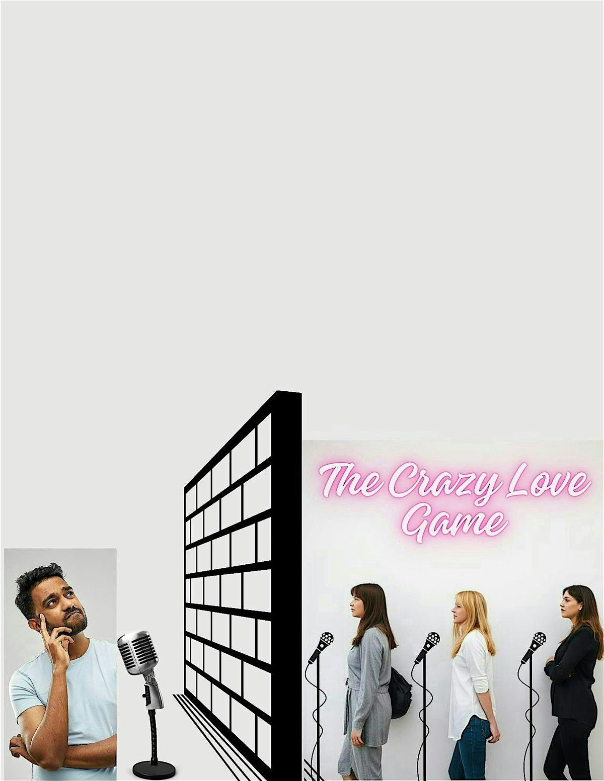 Attend The Crazy Love Game Show,  and Mingle * PLEASE READ
