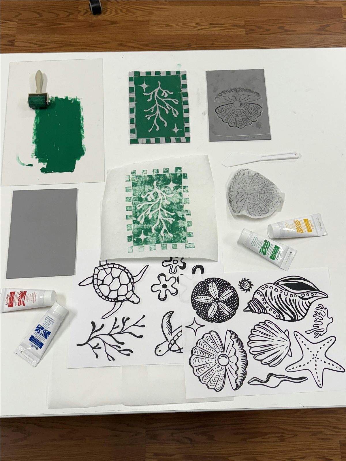 Stamp Carving and Print Making Workshop: Postcard Perfection
