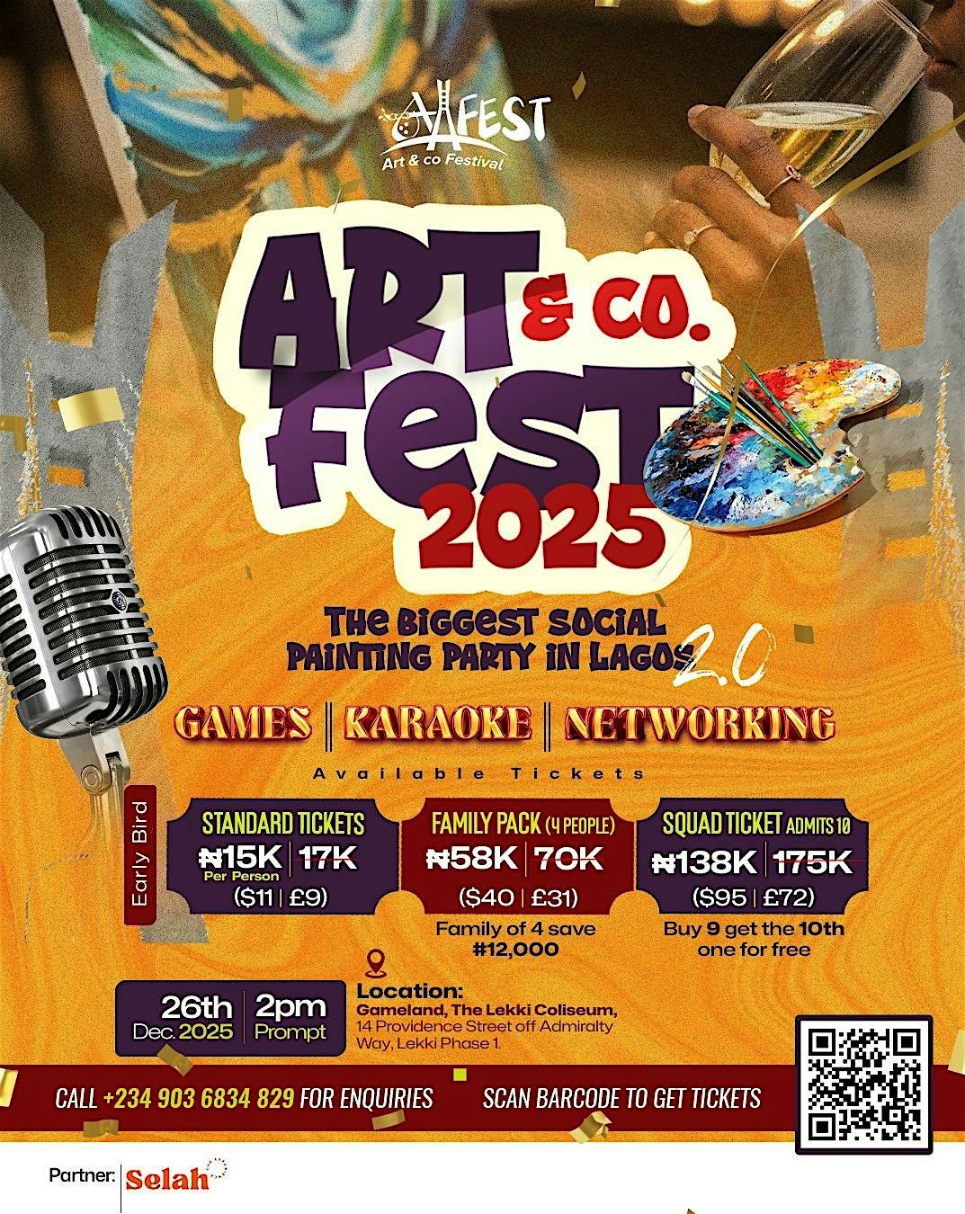 A Christmas to remember at The biggest social painting festival in Lagos