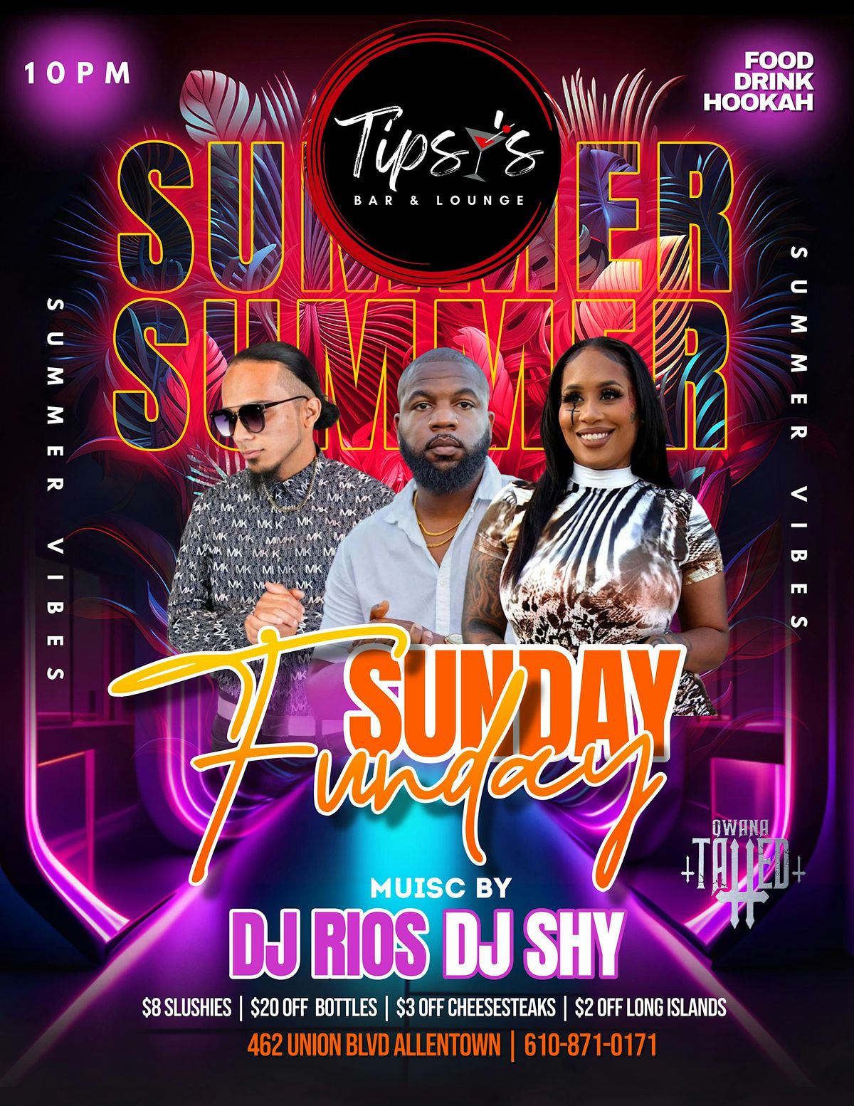 Sunday Funday @ Tipsy\u2019s Bar & Lounge