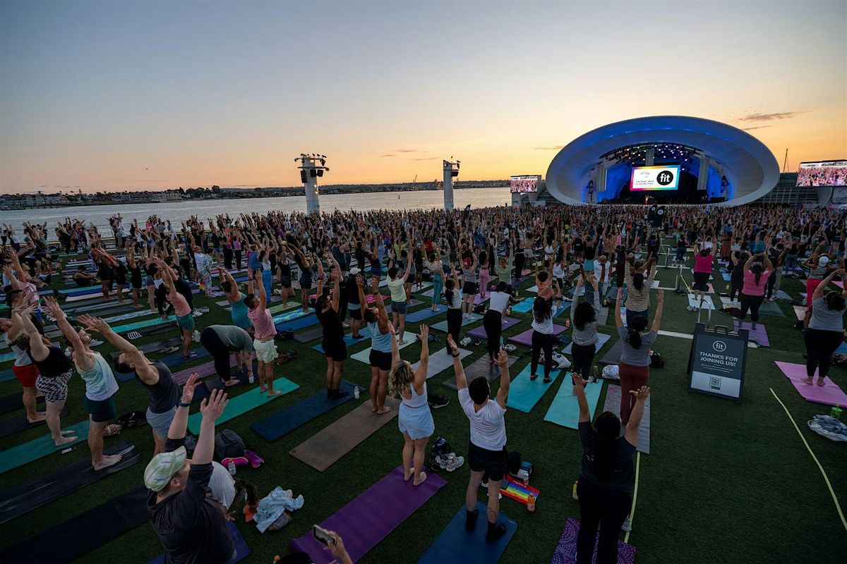 Fit Athletic Yoga at the Rady Shell at Jacobs Park