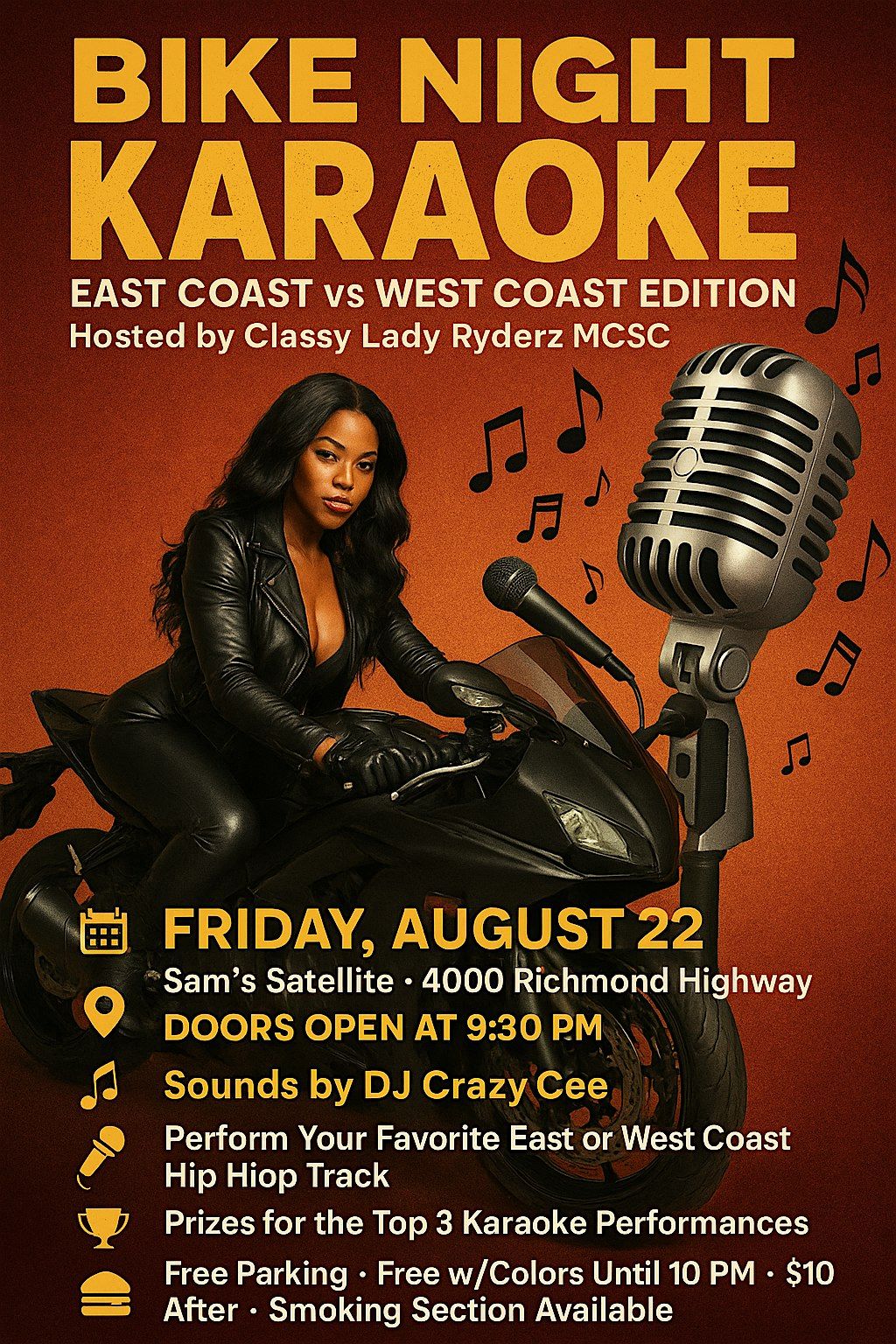 BIKE NIGHT KARAOKE