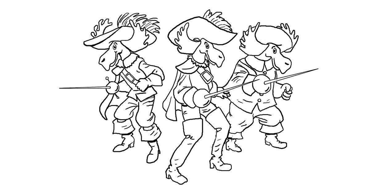 The 3 Mooseketeers