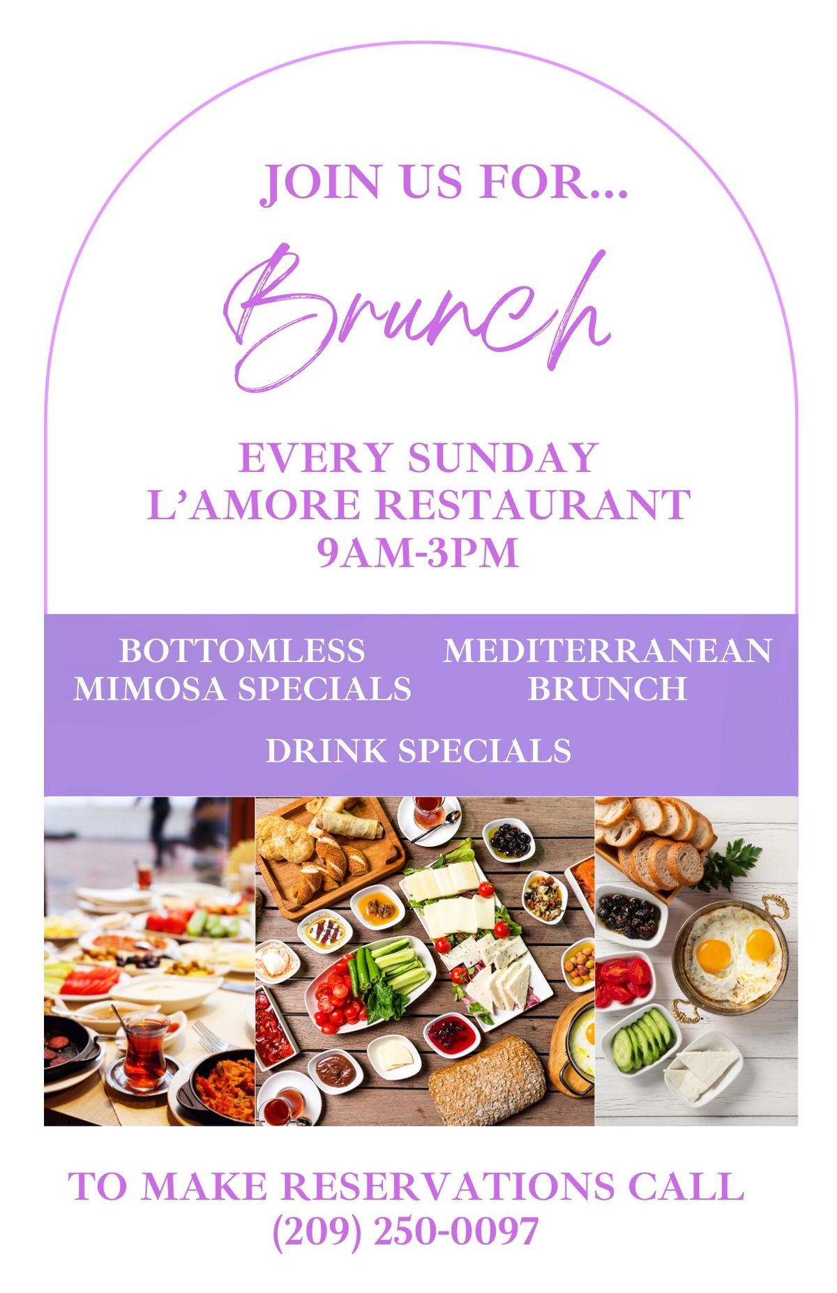 Sunday Mediterranean Brunch! 