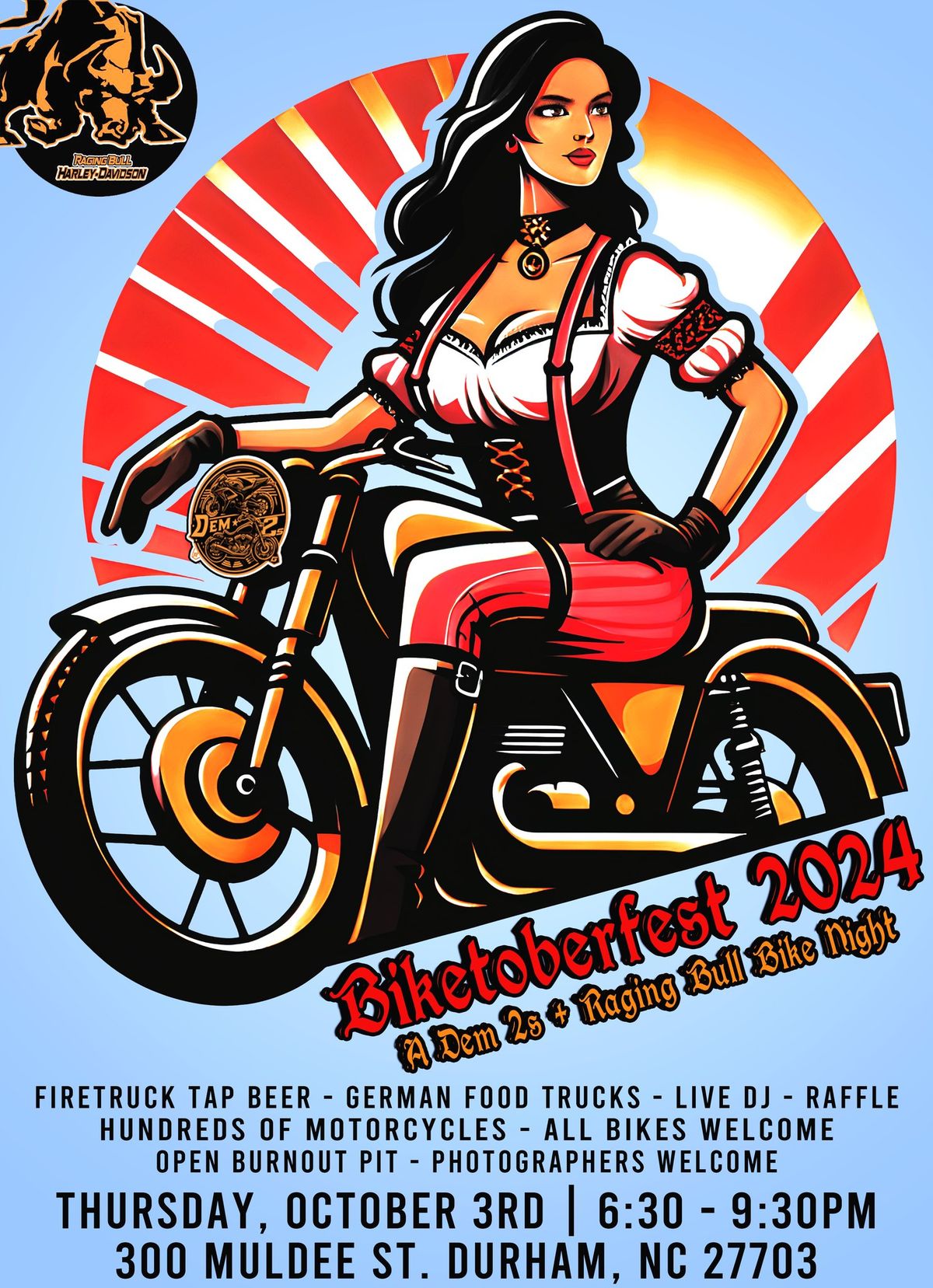 Biketoberfest! Biggest RDU Bike Night this year!