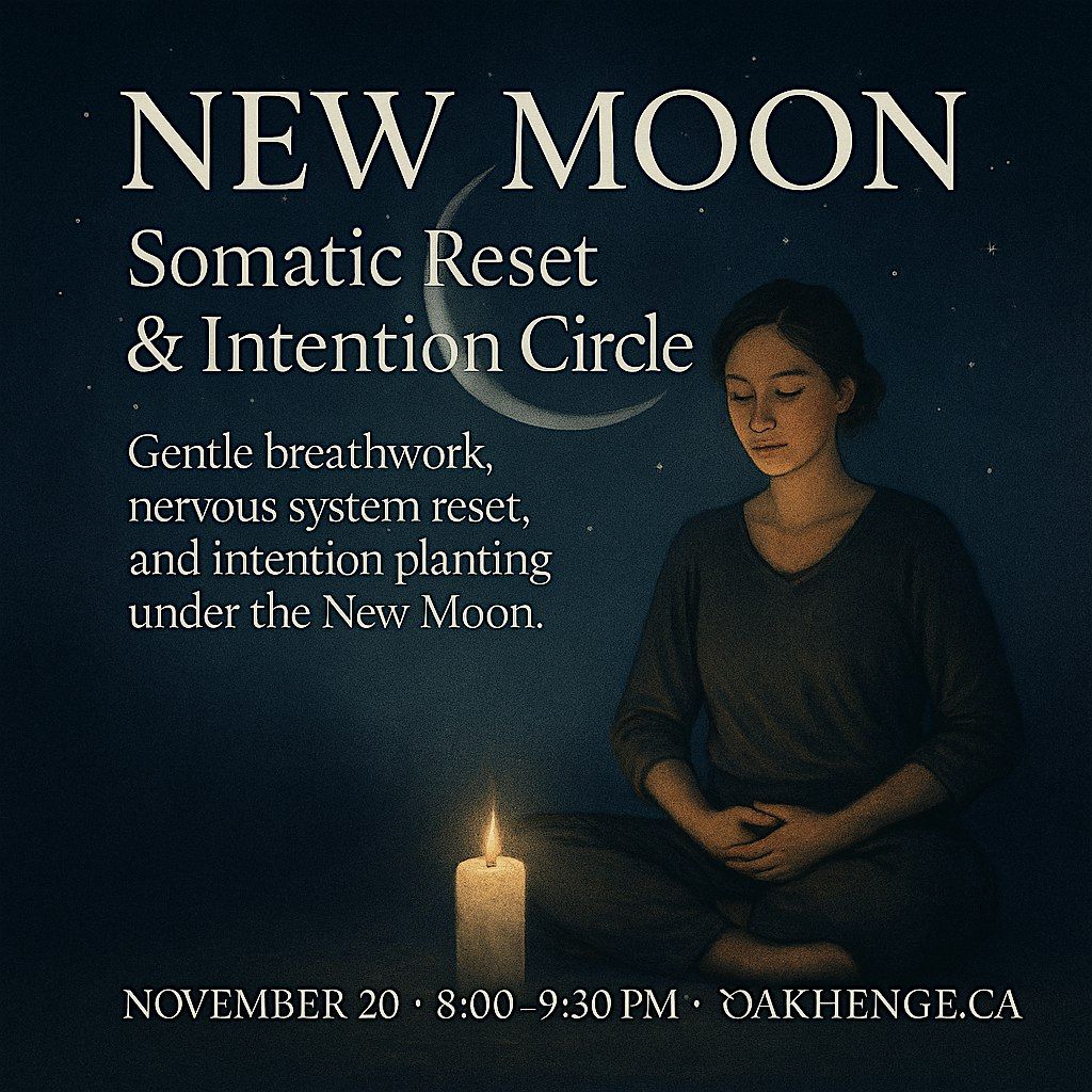New Moon Somatic Rest and Intention Circle