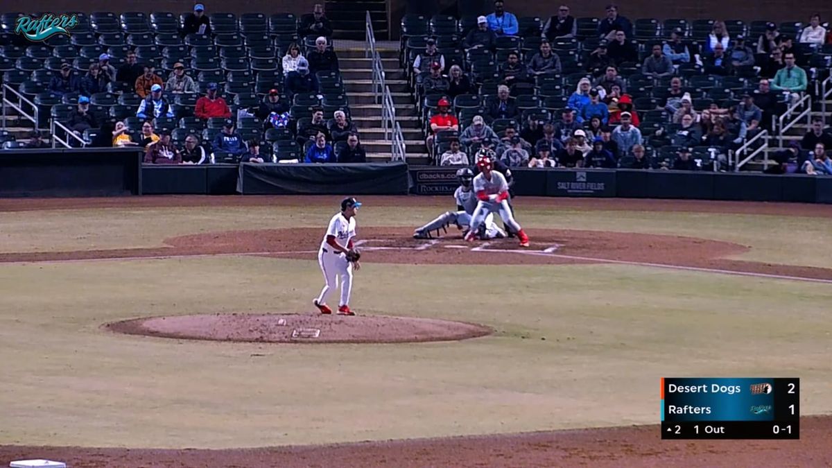 Parking Salt River Rafters at Glendale Desert Dogs