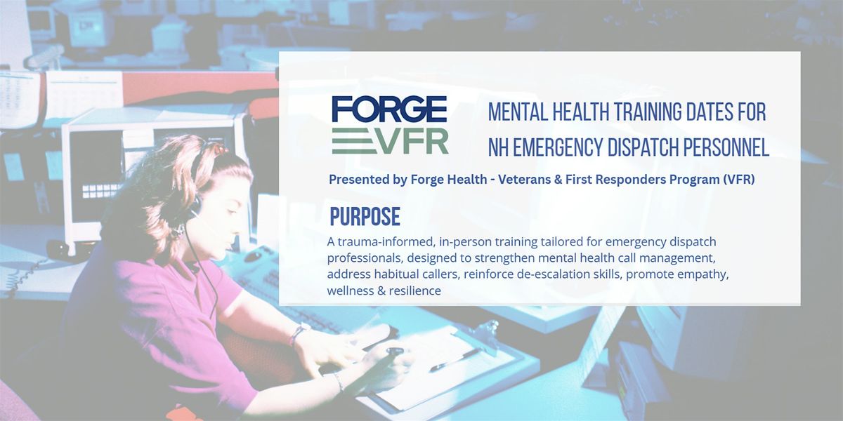 Mental Health Training for NH Emergency Dispatch - Concord NH