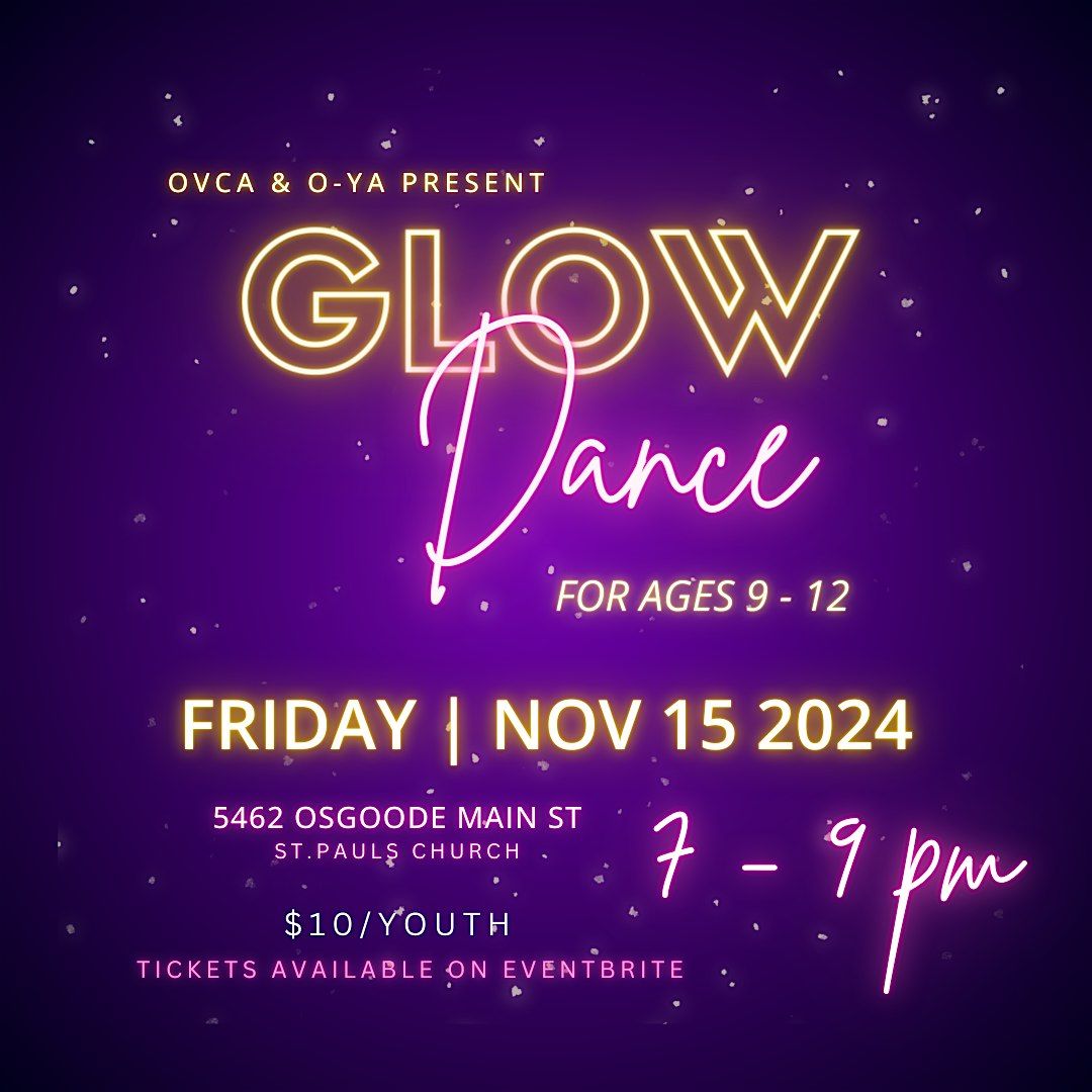 Pre-teen Glow Dance Party in Osgoode