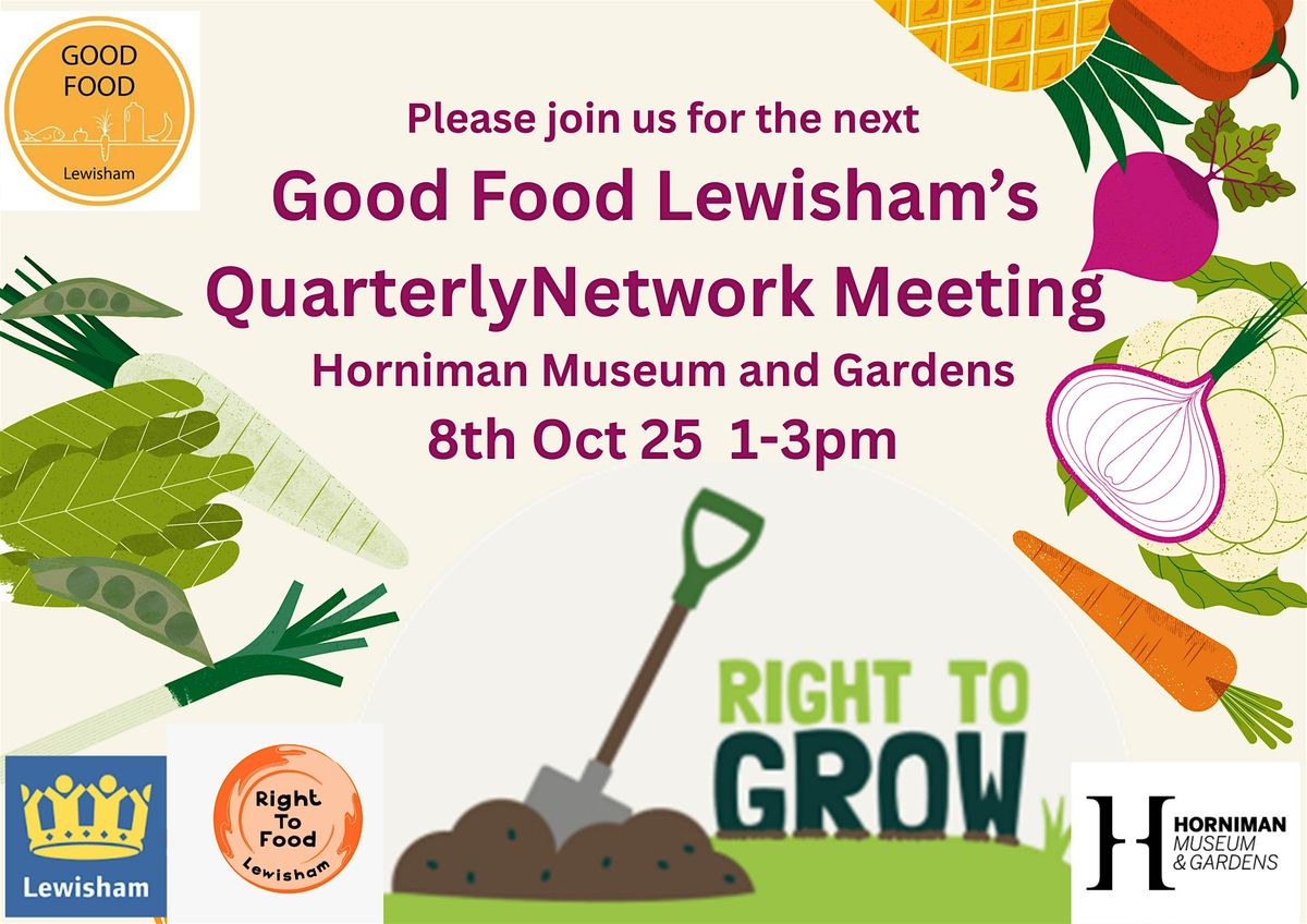 October's Good Food Lewisham Network Meeting