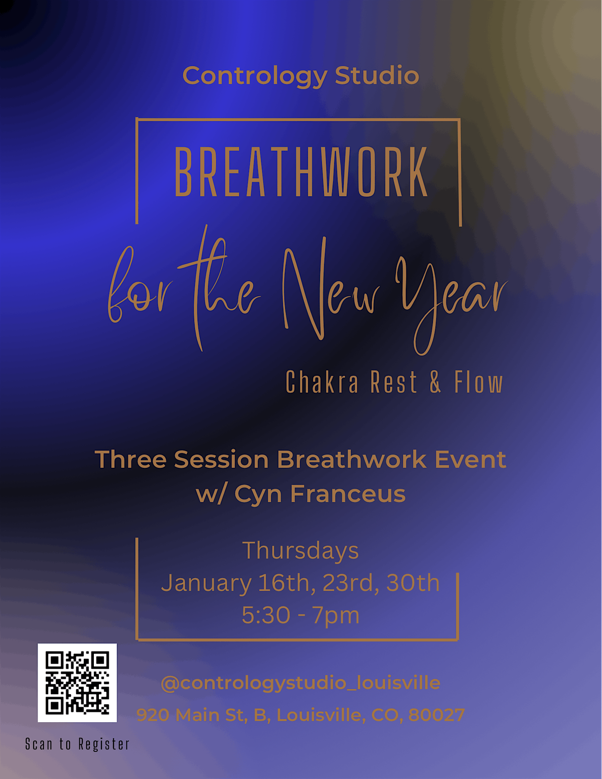 Breathwork for the New Year : Chakra Reset & Flow