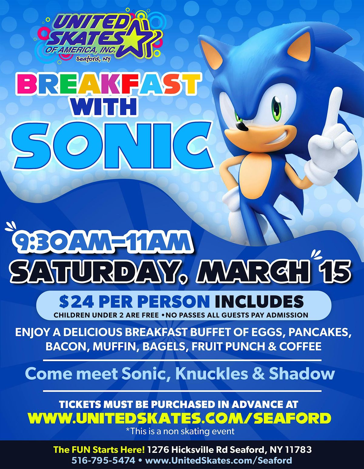 Sonic & Friends Breakfast