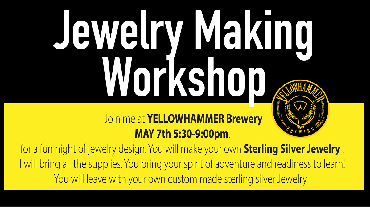 Jewelry Making Workshop @ Yellowhammer Brewing May 7th