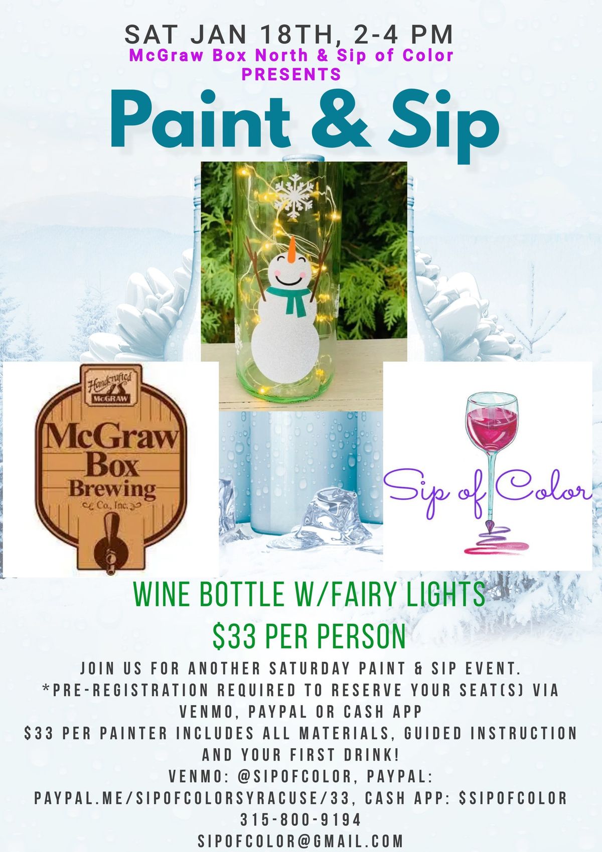 Paint & Sip at McGraw Box North