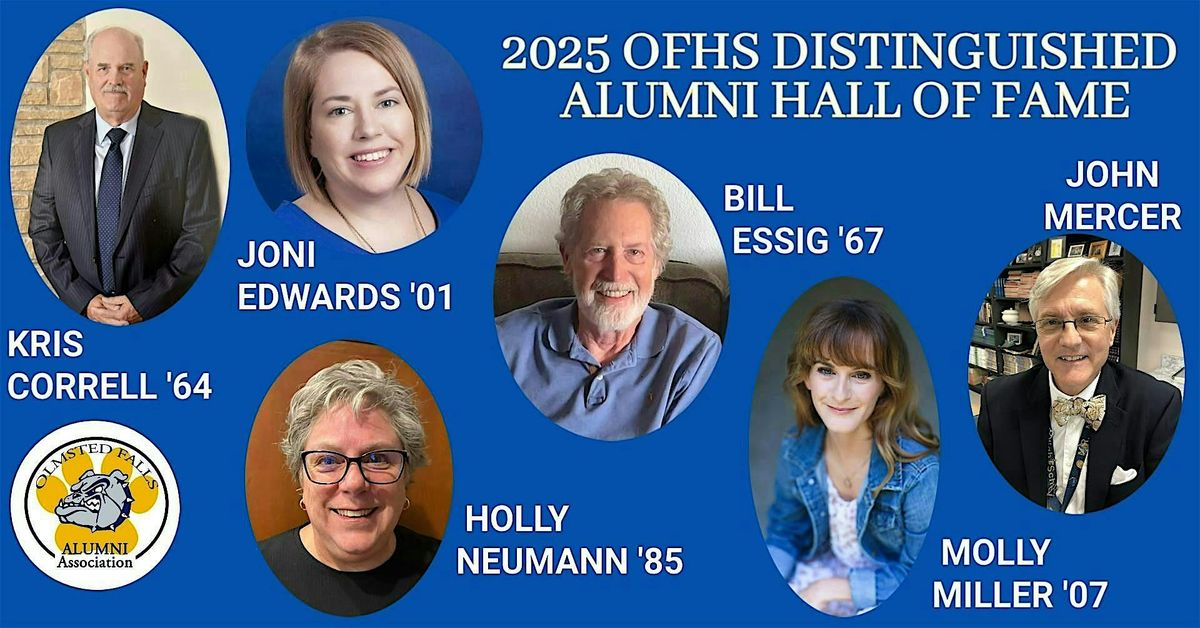 2025 Olmsted Falls High School Distinguished Alumni Hall of Fame