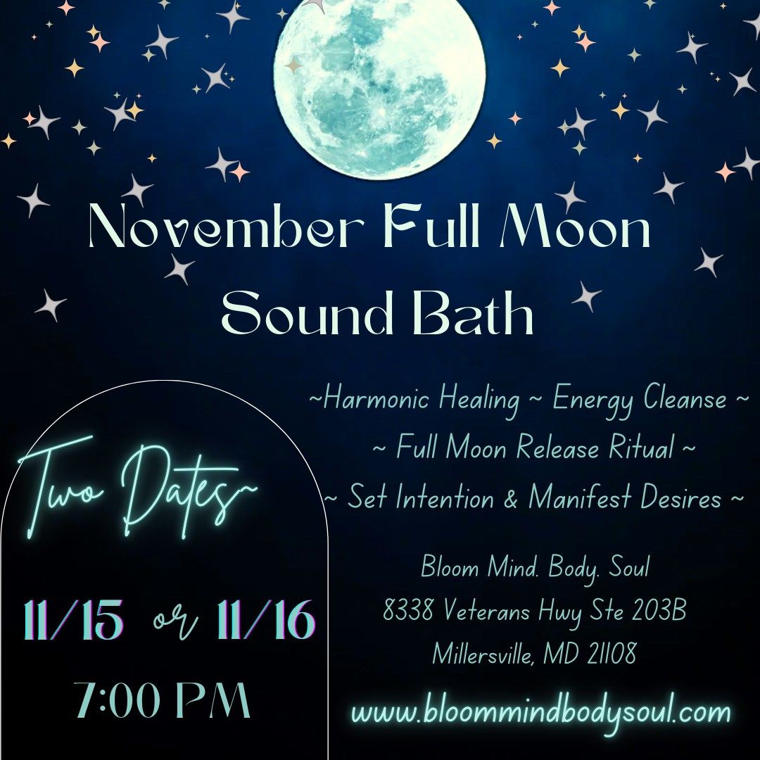 November Full Moon Sound Bath