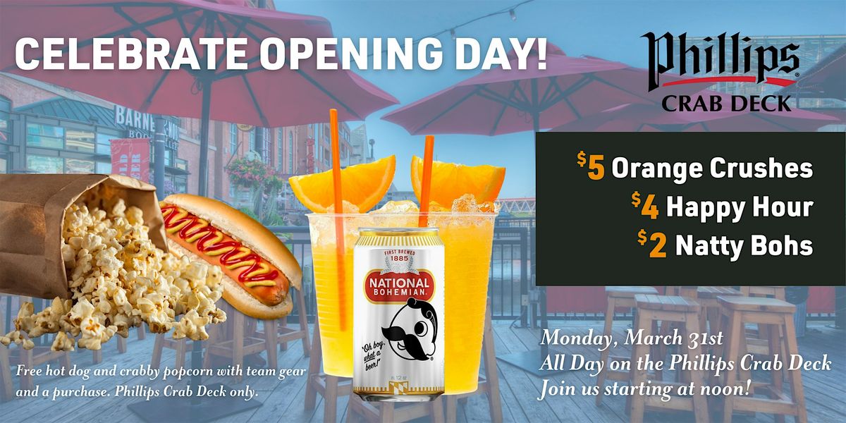 Celebrate the Opening of the Phillips Crab Deck