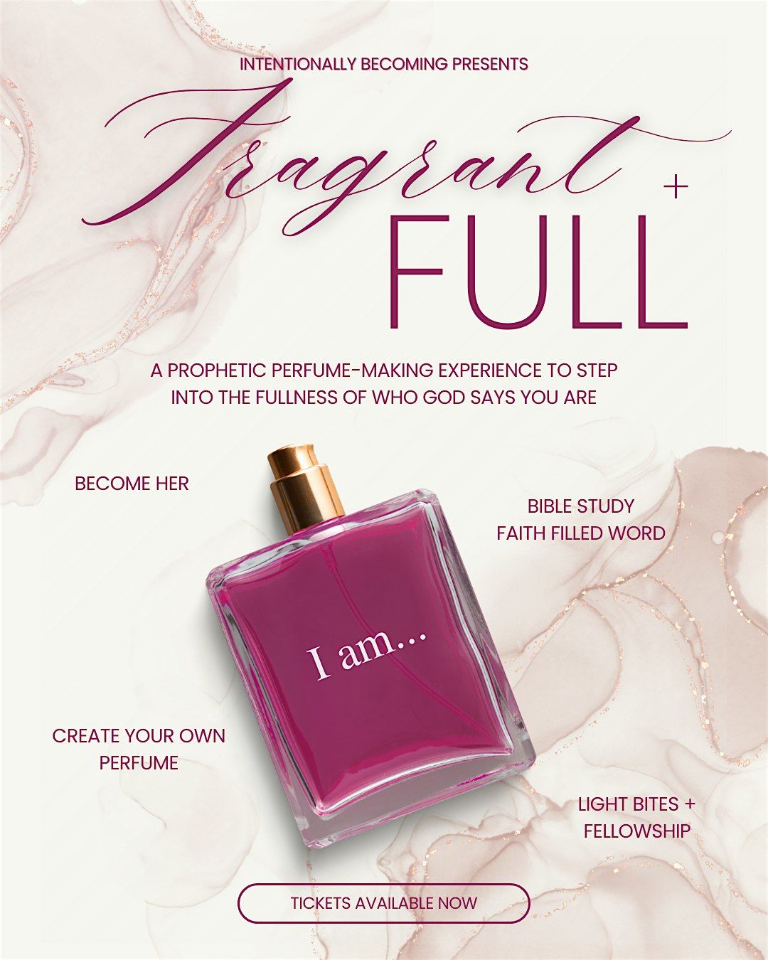 Fragrant & Full: A Perfume-Making Workshop & Faith Experience
